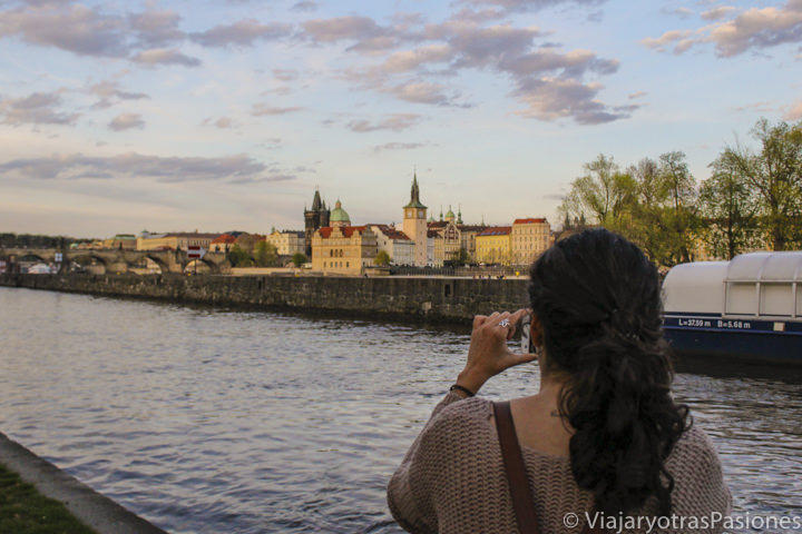 Bonita vista de Staré Město en Praga, República Checa
