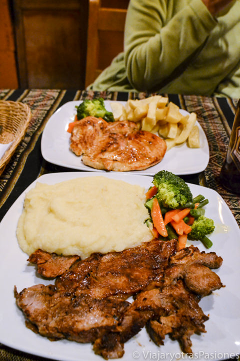 Comida sana en la ciudad de Arequipa para combatir el mal de altura en Perú