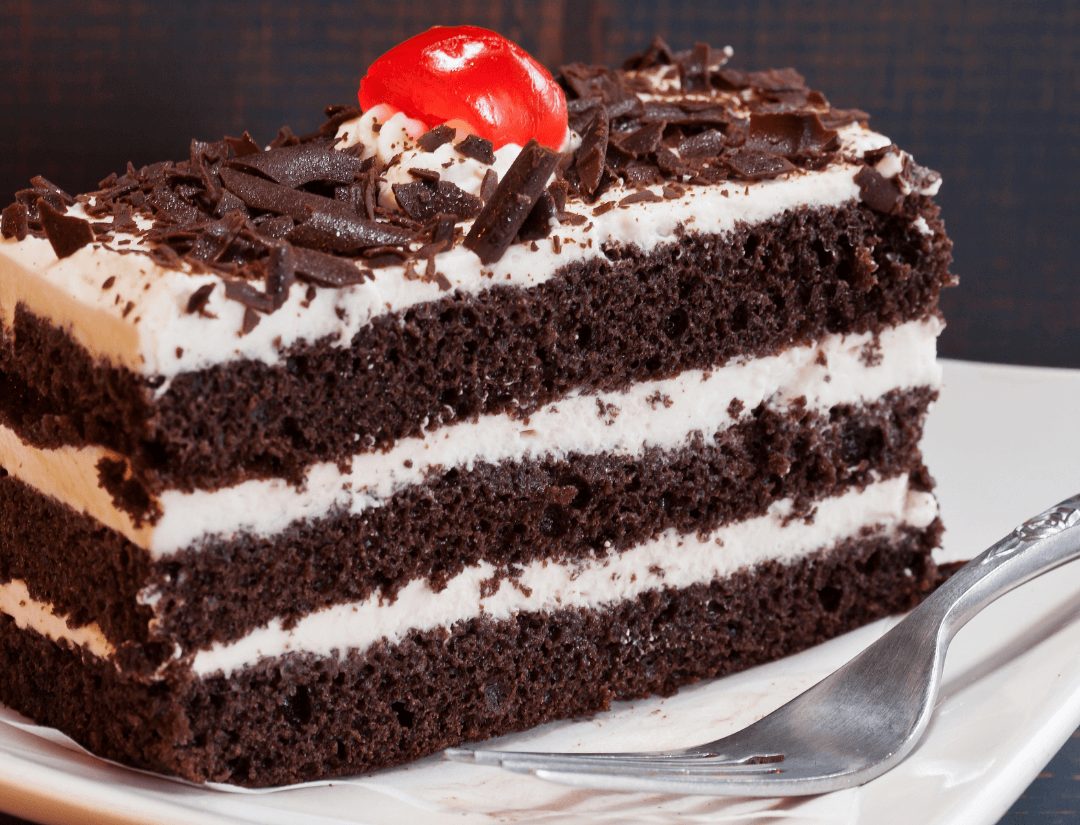 Imagen de la famosa tarta de la Selva Negra, en Alemania