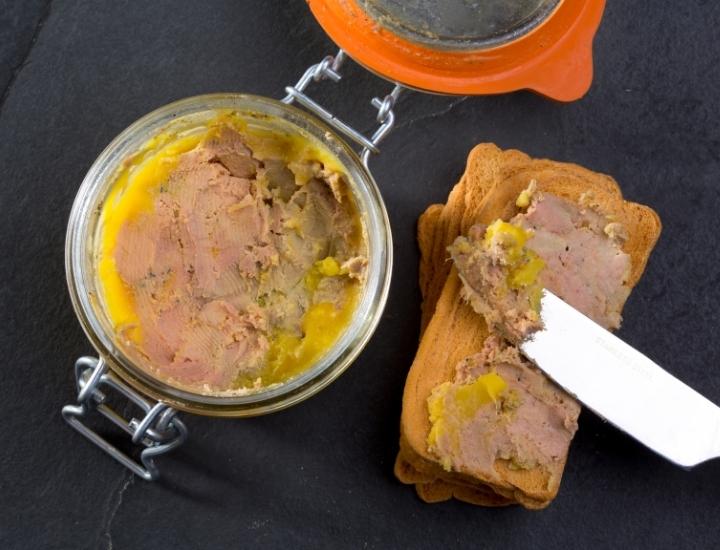 Espectacular tarrito de foie gras frances