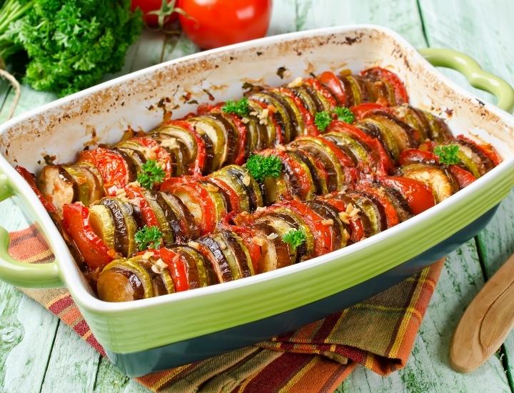 Famoso plato de Ratatouille, típico de la Francia