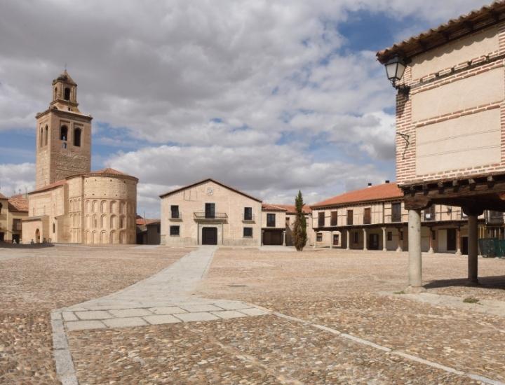 Cetro del bonito pueblo de Arévalo en España