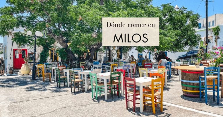 Dónde comer en Milos: 9 restaurantes recomendados