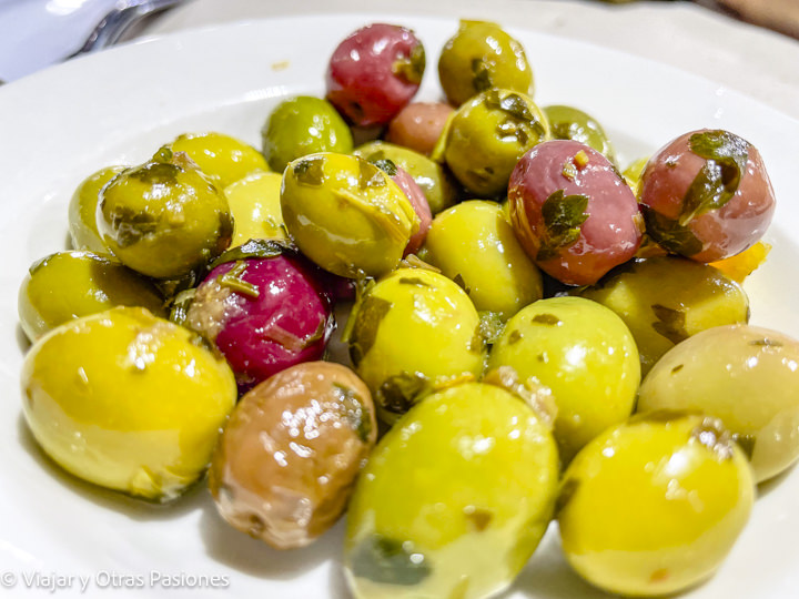 Sabrosas aceitunas marroquí